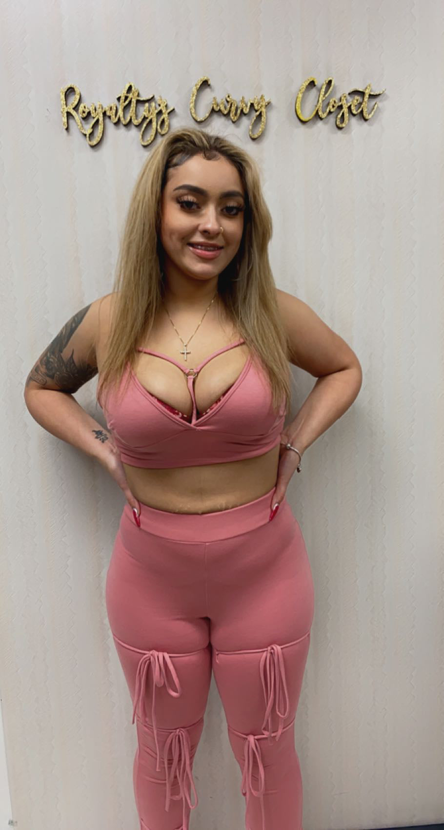 Pink Rose 2 piece