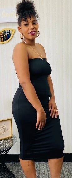 Black Tube Top dress